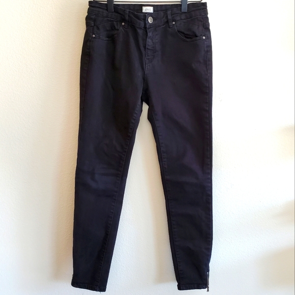 Pimkie Ankle Zip Black Skinny Jeans - Picture 13 of 13